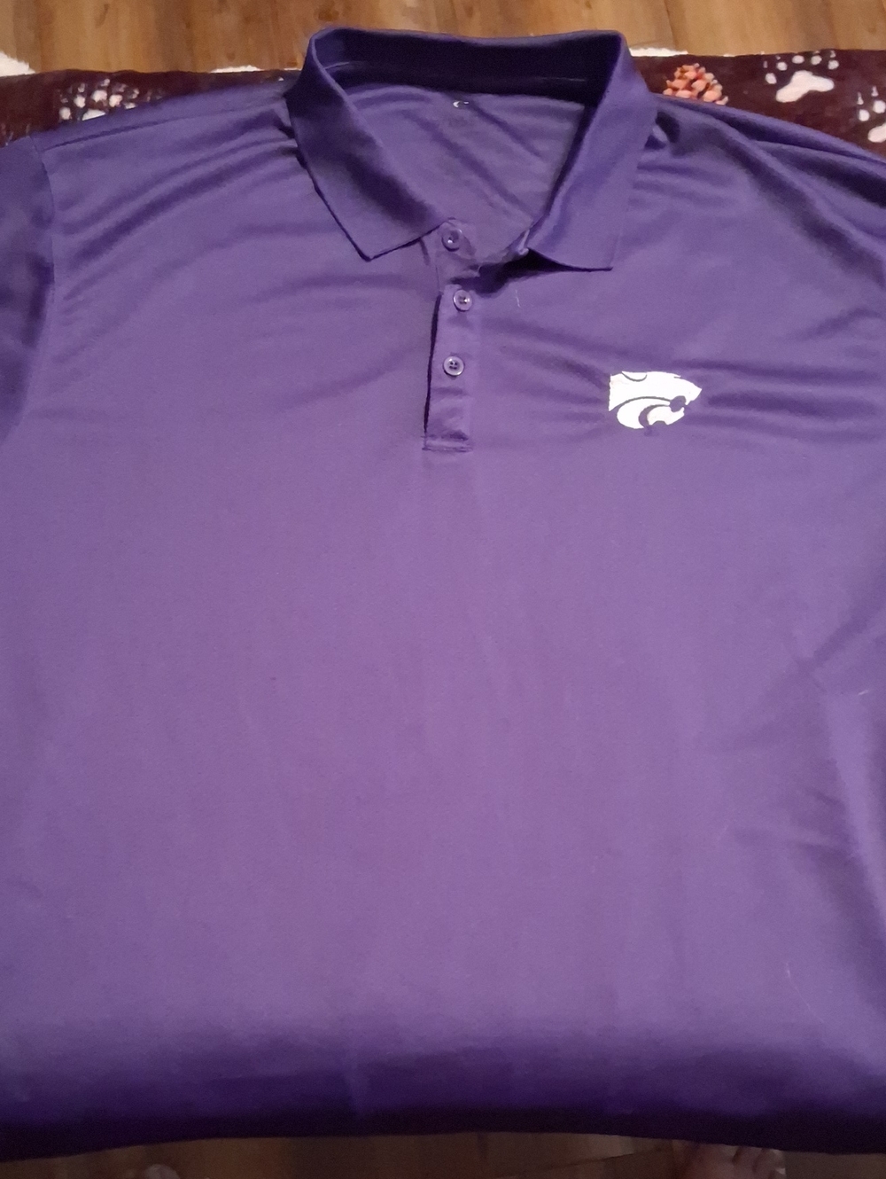 Colosseum Purple Polo with White Emblem